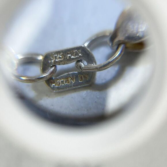 Mexico Sterling Silver 925 Butterfly Bracelet ✨ Chain Link Charm Delicate 🦋 - Picture 5 of 12